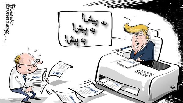 Дональд Трамп подписал многочисленные указы в первые дни своего президентского срока - اسپوتنیک ایران  