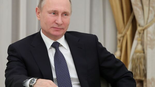 Президент РФ Владимир Путин на встрече с представителями зарубежных деловых кругов - اسپوتنیک ایران  
