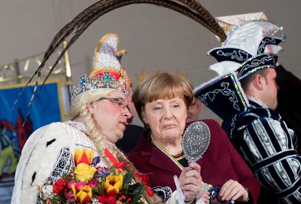 آنگلا مرکل، صدر اعظم آلمان  در جشنواره  هامبورگ - اسپوتنیک ایران  