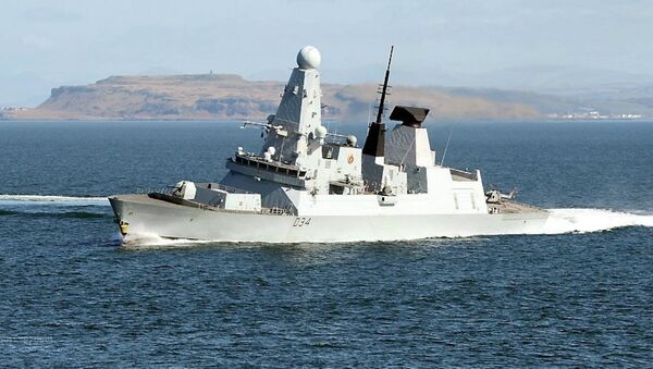 Royal Navy Type 45 destroyer HMS Diamond - اسپوتنیک ایران  