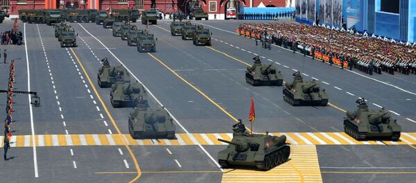 رژه پیروزی بر فاشیسم در روز 9 ماه مه سال 2015 رژه پیروزی بر فاشیسم در روز 9 ماه مه سال 2015 - اسپوتنیک ایران