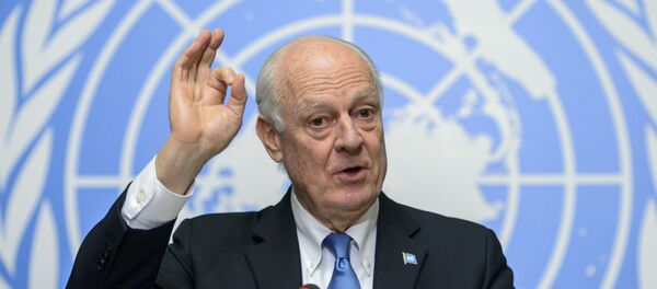 نتیجه کنگره گفتگوی ملی سوریه در سوچی یک سند 12 بندی بر اساس توصیه های دی میستورا خواهد بود نتیجه کنگره گفتگوی ملی سوریه در سوچی یک سند 12 بندی بر اساس توصیه های دی میستورا خواهد بود - اسپوتنیک ایران