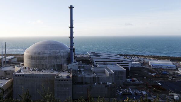 General view of the construction site of the third-generation European Pressurised Water nuclear reactor (EPR) in Flamanville, France. (File) - اسپوتنیک ایران  