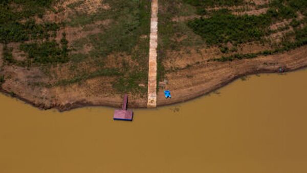Плотина Atibainha в Бразилии во время засухи - اسپوتنیک ایران  