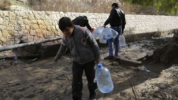 قطع مجدد آب آشامیدنی در حلب - اسپوتنیک ایران  