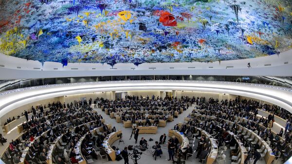 Заседание совета ООН по правам человека в Женеве - اسپوتنیک ایران  