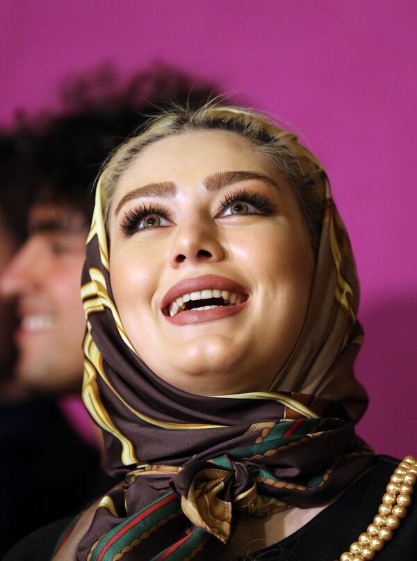 سحر قریشی هنرپیشه ایرانی در  جشنواره بین المللی  « فجر» در تهران - اسپوتنیک ایران  