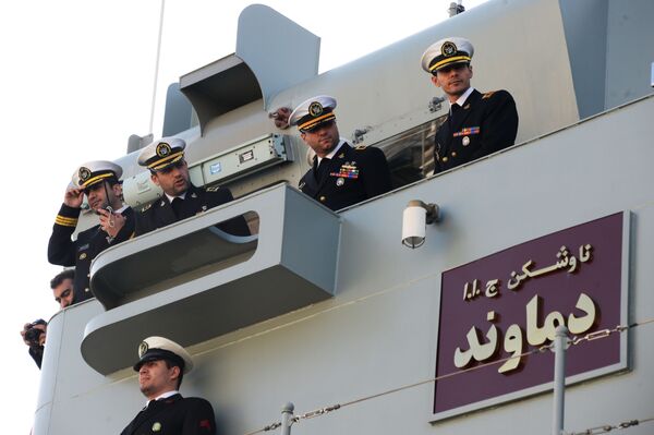 ورود کشتی های نیروهای دریایی ایران به بندر روسیه - اسپوتنیک ایران  