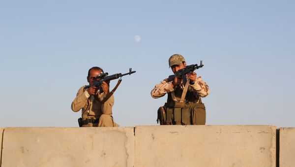 Бойцы курдского военизированного формирования Пешмерга - اسپوتنیک ایران  
