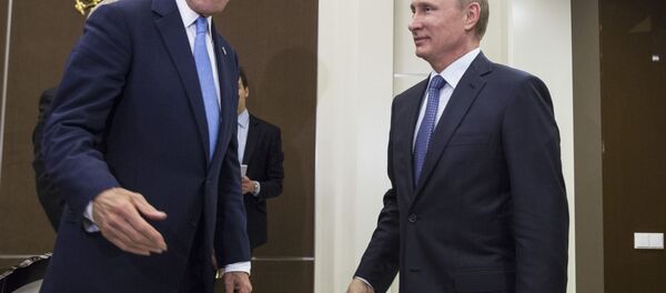 دیدار ولادیمیر پوتین و جان کری - اسپوتنیک ایران  