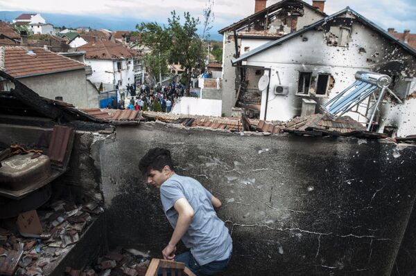 برهم خوردن ثبات در مقدونیه به خاطر درگیری هادر شهر کومانوفو - اسپوتنیک ایران  