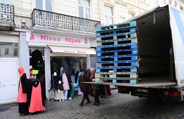 مغازه پوشش اسلامی در بروکسل - اسپوتنیک ایران  