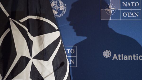 Генсек НАТО Йенс Столтенберг во время выступления в Вашингтоне - اسپوتنیک ایران  
