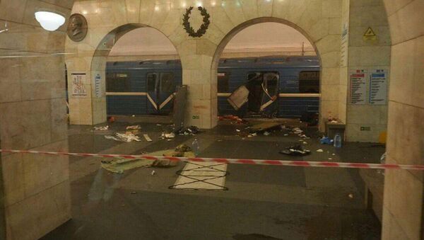 Станция метро Технологический институт в Санкт-Петербурге после взрыва - اسپوتنیک ایران  