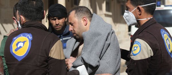 انتقال ساکنین شمال ادلب برای صحنه سازی حملات شیمیایی - اسپوتنیک ایران  