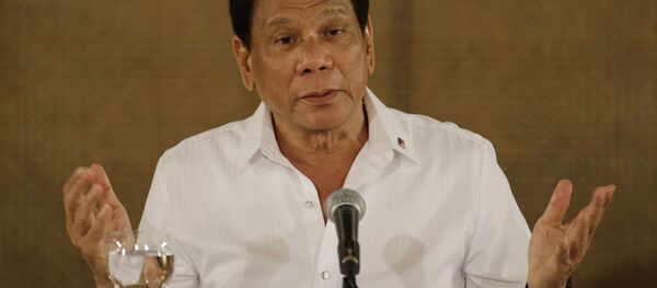 Филиппинский президент Родриго Дутерте Филиппинский президент Родриго Дутерте - اسپوتنیک ایران