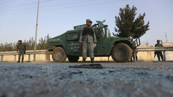 Афганская полиция на страже после атаки на Американский университет в Кабуле - اسپوتنیک ایران  