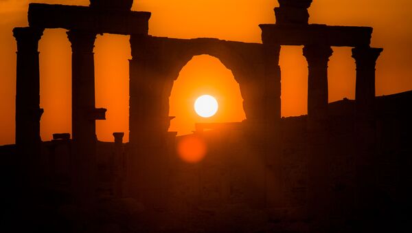 Древняя Пальмира на закате - اسپوتنیک ایران  