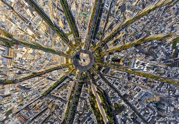 منظره هوایی پاریس - اسپوتنیک ایران  