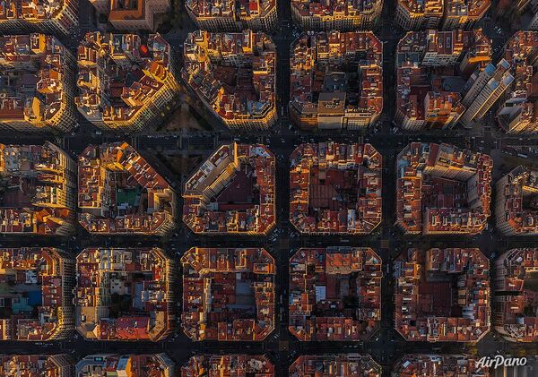 منظره هوایی بارسلون اسپانیا - اسپوتنیک ایران  
