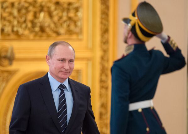 ولادیمیر پوتین، رئیس جمهور روسیه در کاخ کرملین - اسپوتنیک ایران  