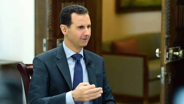 Президент Сирии Башар Асад во время интервью - اسپوتنیک ایران  