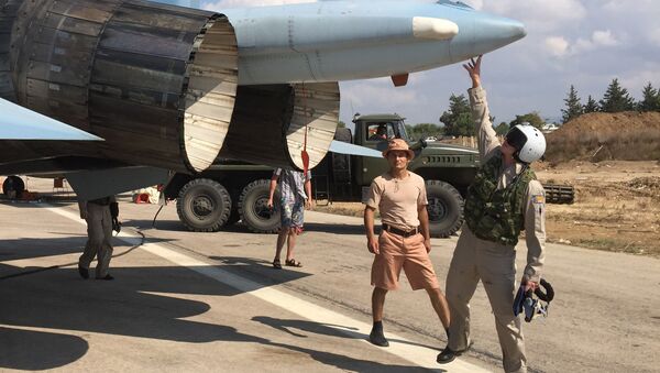خلبانان روسیه در پایگاه حمیمیم - اسپوتنیک ایران  