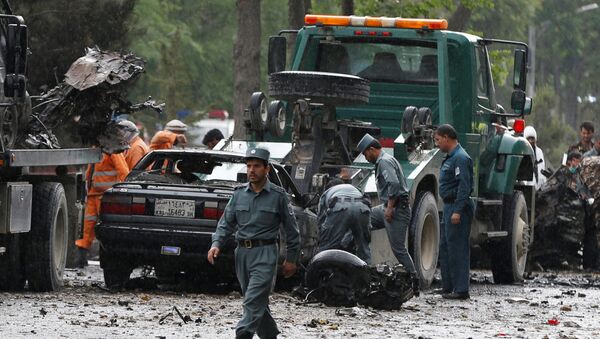 Полиция на месте взрыва в Кабуле - اسپوتنیک ایران  