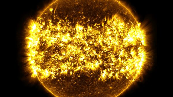 Снимок Солнца, сделанный Обсерваторией солнечной динамики NASA - اسپوتنیک ایران  