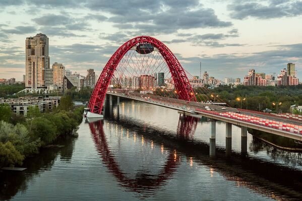 پل  خوش منظره در شمال – غرب  مسکو - اسپوتنیک ایران  