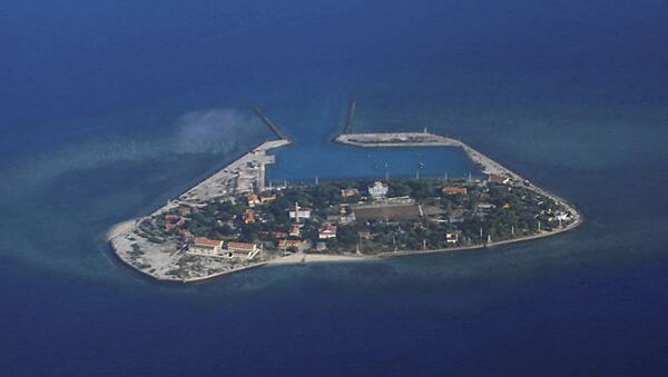 Снимок острова архипелага Спратли в юго-западной части Южно-Китайского моря - اسپوتنیک ایران  