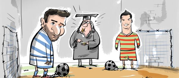 احتمال زندانی شدن رونالدو و مسی احتمال زندانی شدن رونالدو و مسی - اسپوتنیک ایران