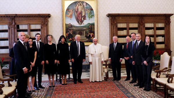 Donald Trump-Papa Francis - اسپوتنیک ایران  