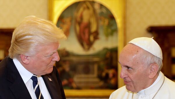 Donald Trump-Papa Francis - اسپوتنیک ایران  