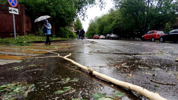 طوفان در مسکو 6 کشته برجای گذاشت (عکس) - اسپوتنیک ایران  