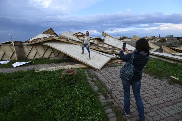 طوفان مسکو هرم معروف روسیه را نابود کرد - اسپوتنیک ایران  