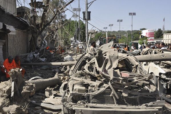 اشرف غنی ، رئیس جمهور افغانستان انفجار در کابل را که منجر به کشته شدن ۹۰ تن شده است محکوم کرد. - اسپوتنیک ایران  