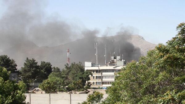 Дым после взрыва в Кабуле - اسپوتنیک ایران  