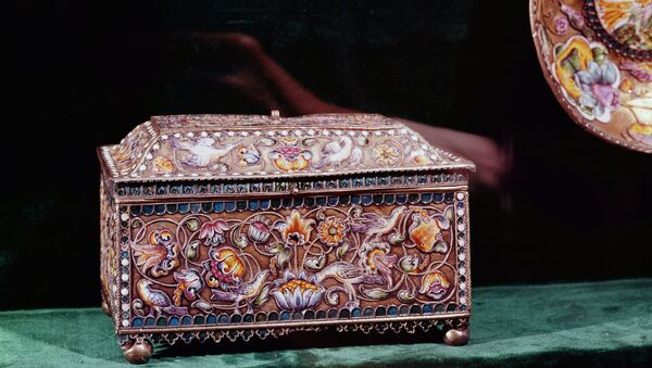 A 16th century casket. Enamel. The Armory Chamber of the Moscow Kremlin. - اسپوتنیک ایران  