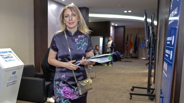 Официальный представитель министерства иностранных дел России Мария Захарова - اسپوتنیک ایران  