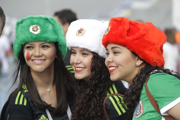 هواداران شاد فوتبال در جام کنفدراسیون روسیه - اسپوتنیک ایران  