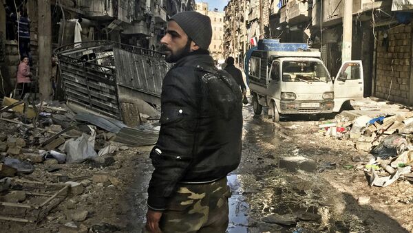 تروریست ها در سوریه در حال برنامه ریزی برای حمله شیمیایی به سراقب هستند - اسپوتنیک ایران  