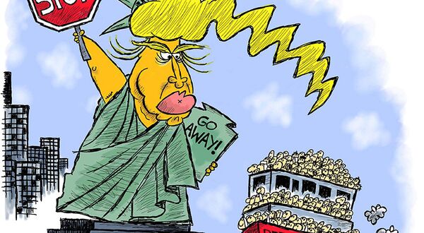 نمایشگاه بین المللی کاریکاتور در تهران - آمریکا - اسپوتنیک ایران  