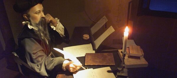 Инсталляция, Нострадамус за работой, архивное фото Инсталляция, Нострадамус за работой, архивное фото - اسپوتنیک ایران