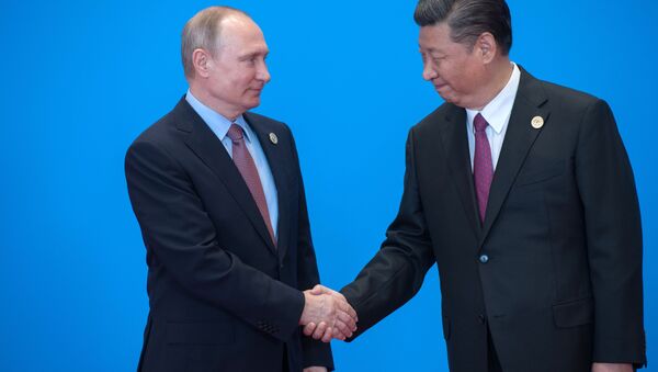 Президент РФ Владимир Путин и председатель Китайской Народной Республики Си Цзиньпин - اسپوتنیک ایران  