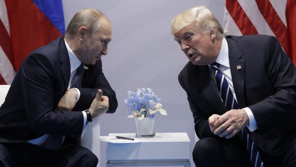 مذاکره 40 دقیقه ای پوتین و ترامپ درباره دخالت روسیه در انتخابات - اسپوتنیک ایران  