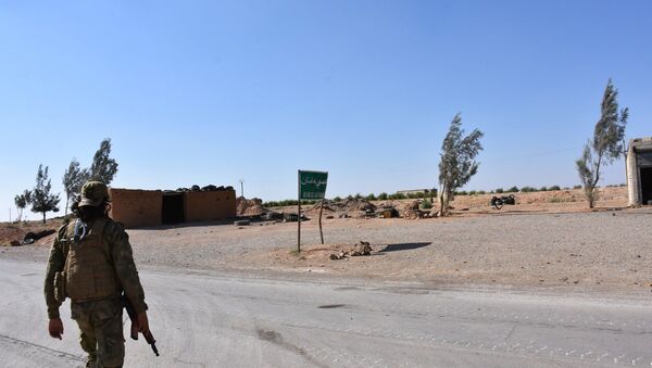 Освобожденный пригород сирийского города Ракка - اسپوتنیک ایران  