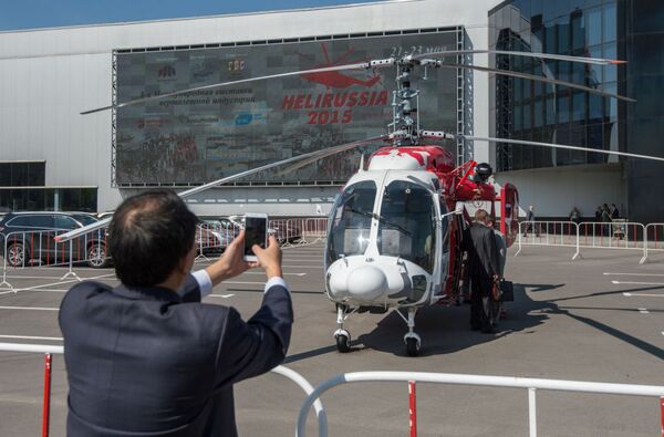 بالگرد « کا-226 ت» در  هشتمین نمایشگاه بین المللی بالگرد «  هلی راشیا-2015» در مسکو - اسپوتنیک ایران  