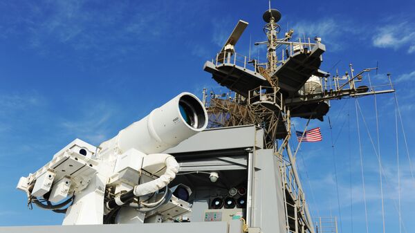 Лазерная пушка, установленная на борту американского корабля USS Ponce - اسپوتنیک ایران  