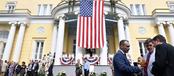 Прием в резиденции посла США в России по случаю Дня независимости США - اسپوتنیک ایران  